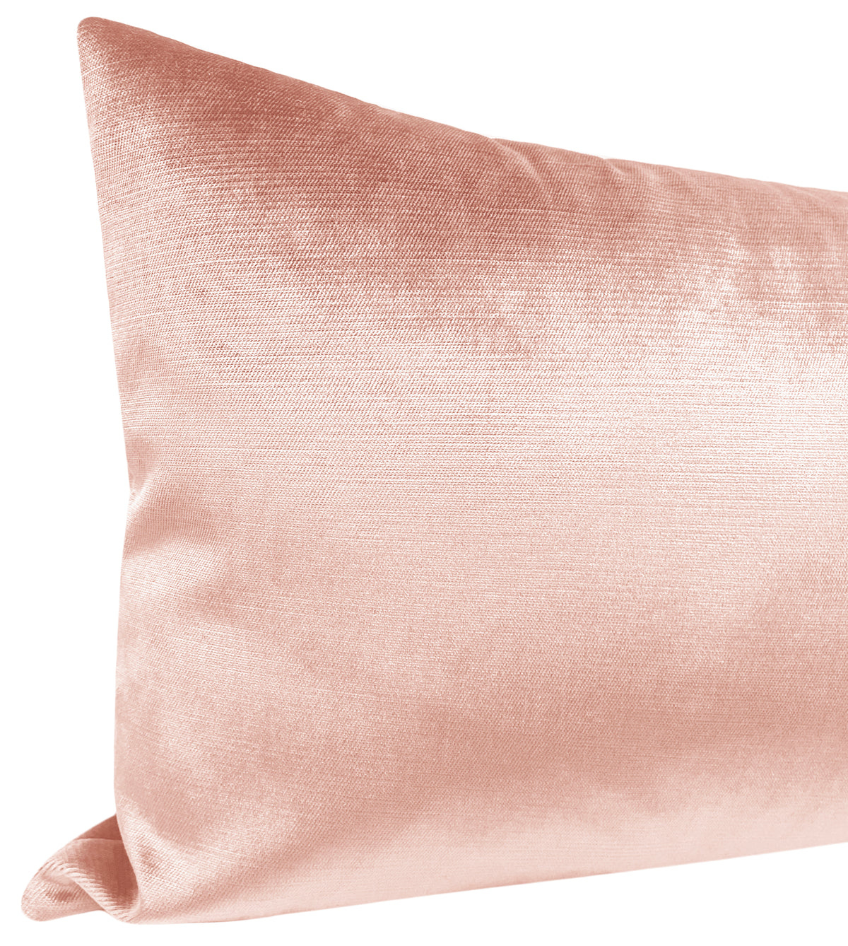 THE XL LUMBAR :: FAUX SILK VELVET // PINK PEONY