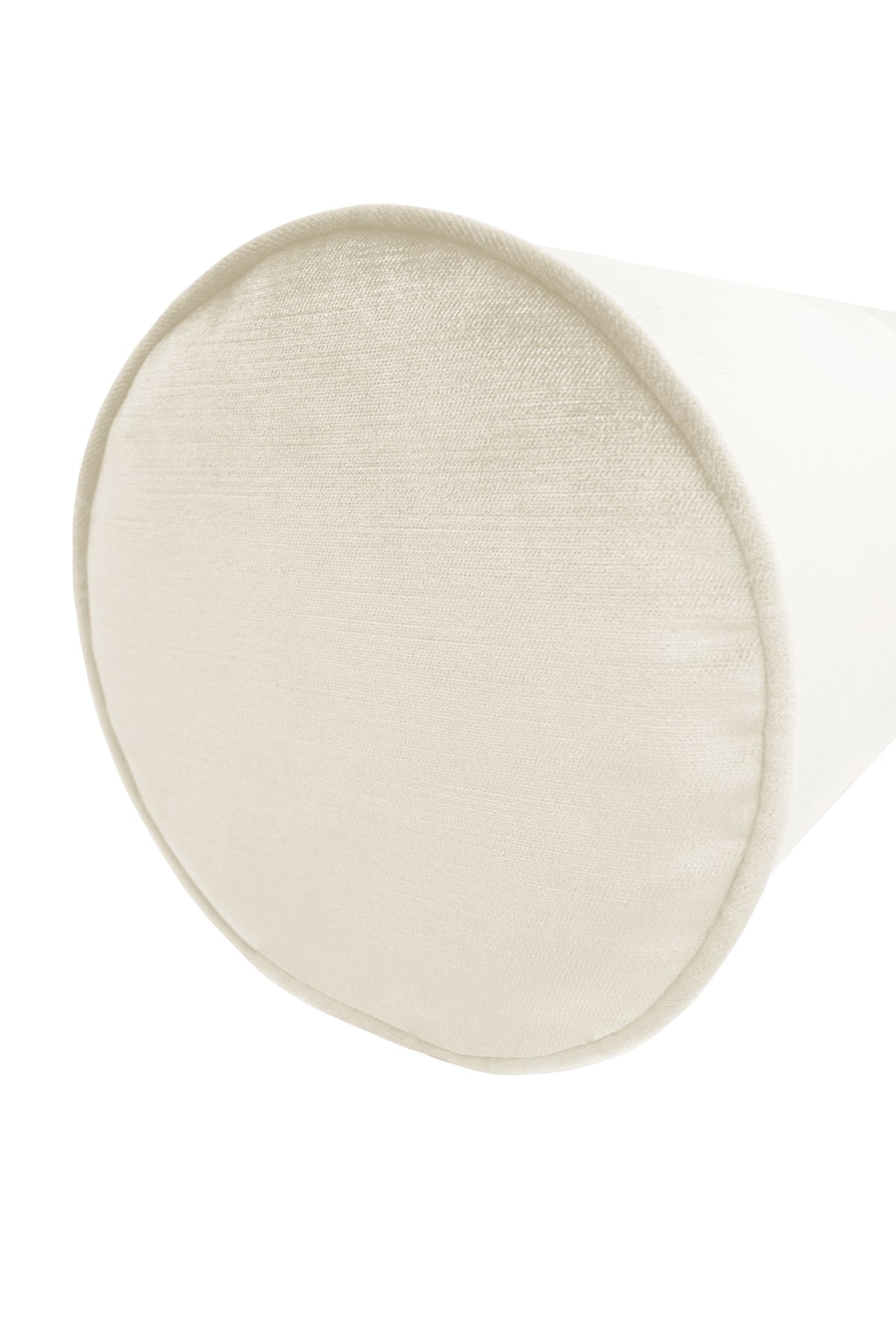 THE BOLSTER :: FAUX SILK VELVET // ALABASTER