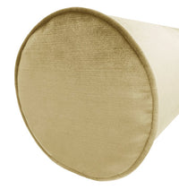 THE BOLSTER :: FAUX SILK VELVET // CHAMPAGNE