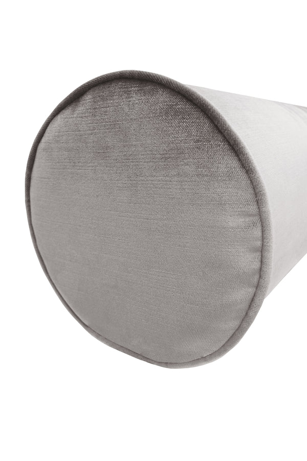 THE BOLSTER :: FAUX SILK VELVET // CHROME
