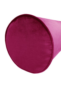 THE BOLSTER :: FAUX SILK VELVET // MAGENTA