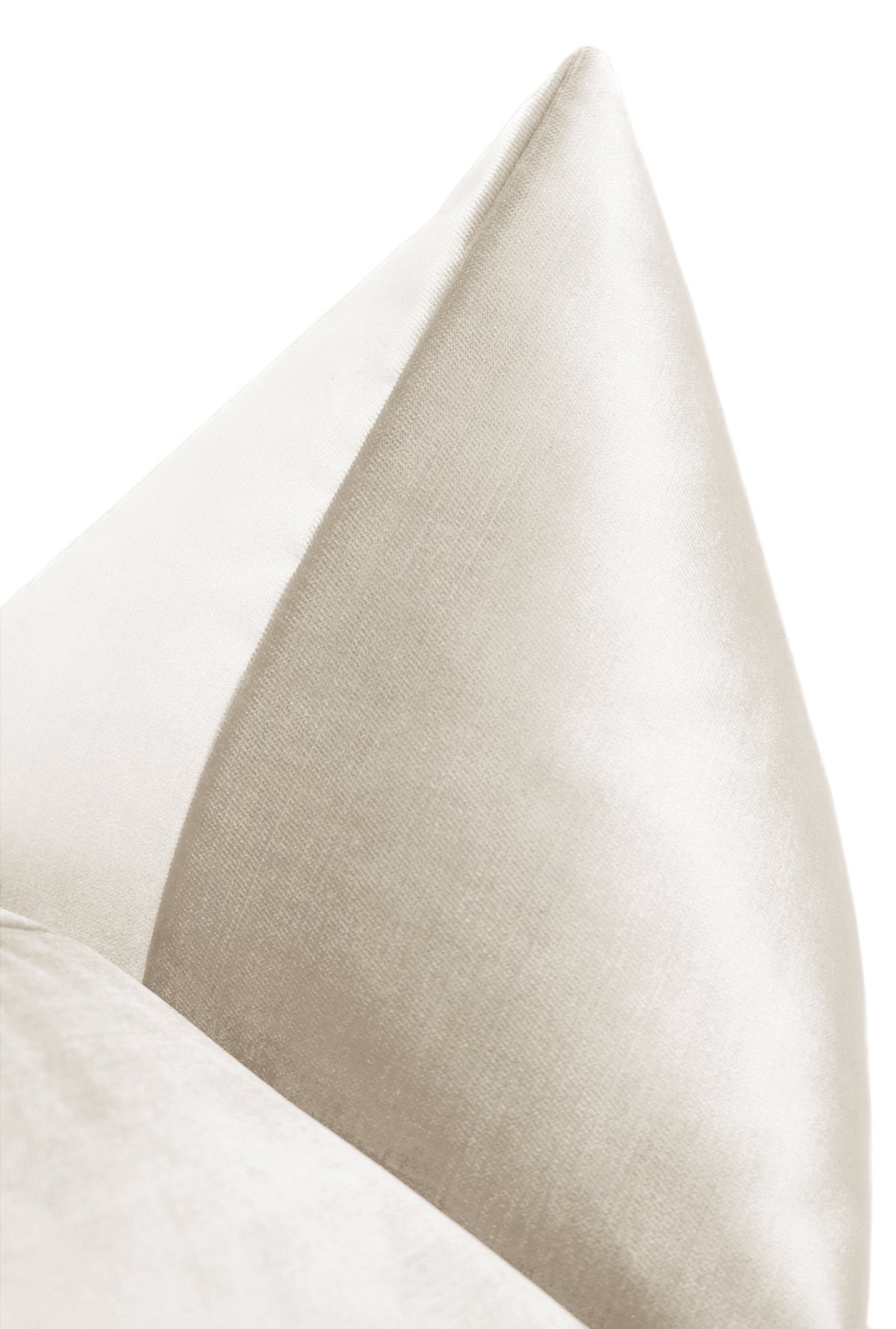 FAUX SILK VELVET // ALABASTER
