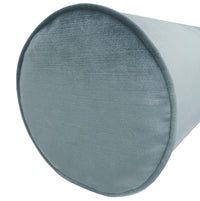 THE BOLSTER :: FAUX SILK VELVET // CERULEAN BLUE