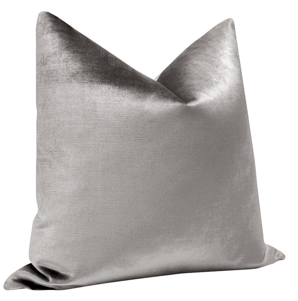FAUX SILK VELVET // CHROME