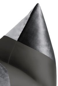 PANEL MONOCHROMATIC :: FAUX SILK VELVET // GRAPHITE