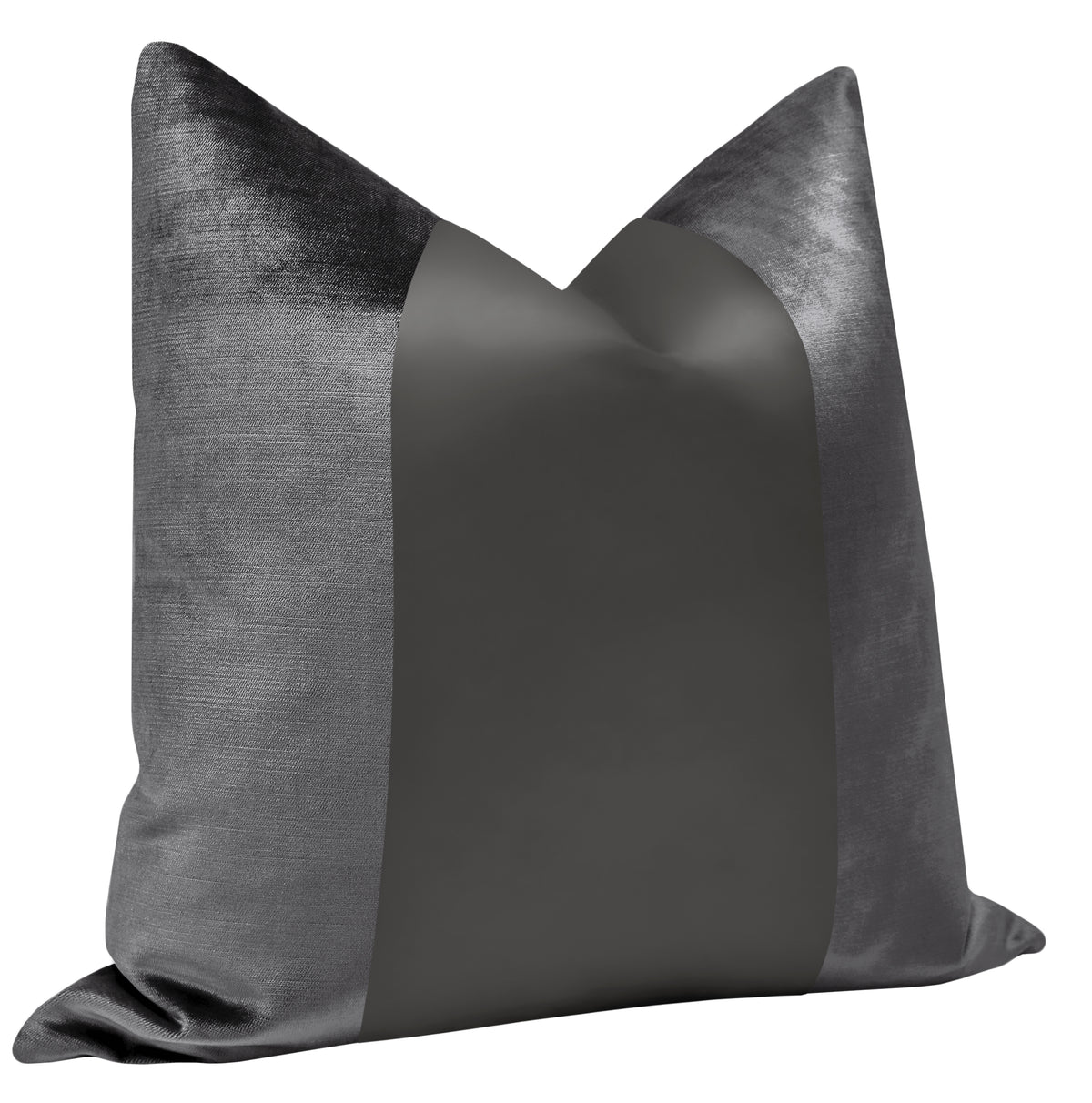 PANEL MONOCHROMATIC :: FAUX SILK VELVET // GRAPHITE