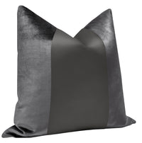 PANEL MONOCHROMATIC :: FAUX SILK VELVET // GRAPHITE