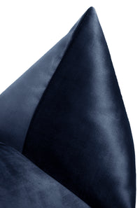 FAUX SILK VELVET // NAVY BLUE