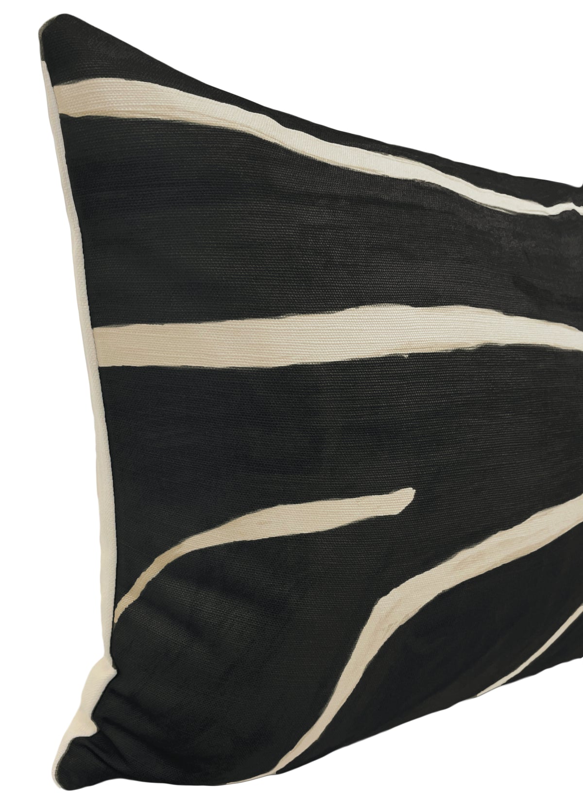 THE XL LUMBAR :: GRAFFITO // ONYX + BEIGE | KELLY WEARSTLER