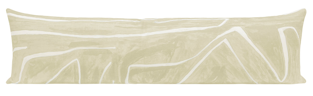THE XL LUMBAR :: GRAFFITO // BEIGE + IVORY | KELLY WEARSTLER