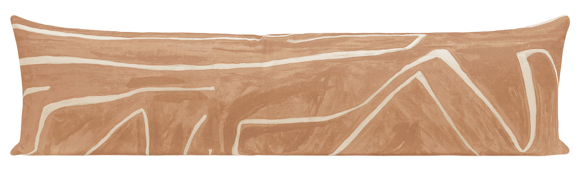 THE XL LUMBAR :: GRAFFITO // SALMON + CREAM | KELLY WEARSTLER