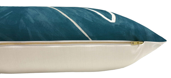 THE XL LUMBAR :: GRAFFITO // TEAL + PEARL | KELLY WEARSTLER