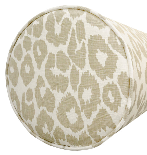 THE BOLSTER :: ICONIC LEOPARD // LINEN | SCHUMACHER