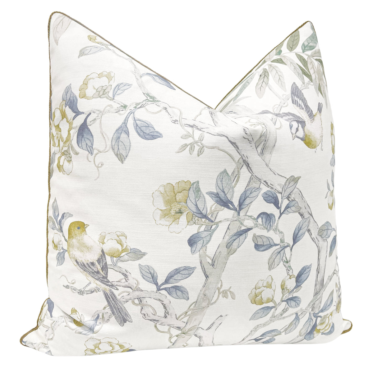 IMPERIAL GARDEN // DELFT WITH BRASS CORDING