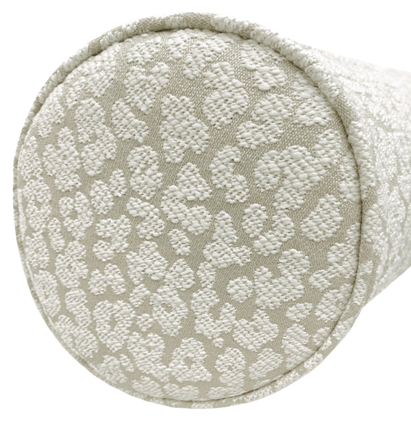 THE BOLSTER :: LEOPARD CHENILLE // STONE