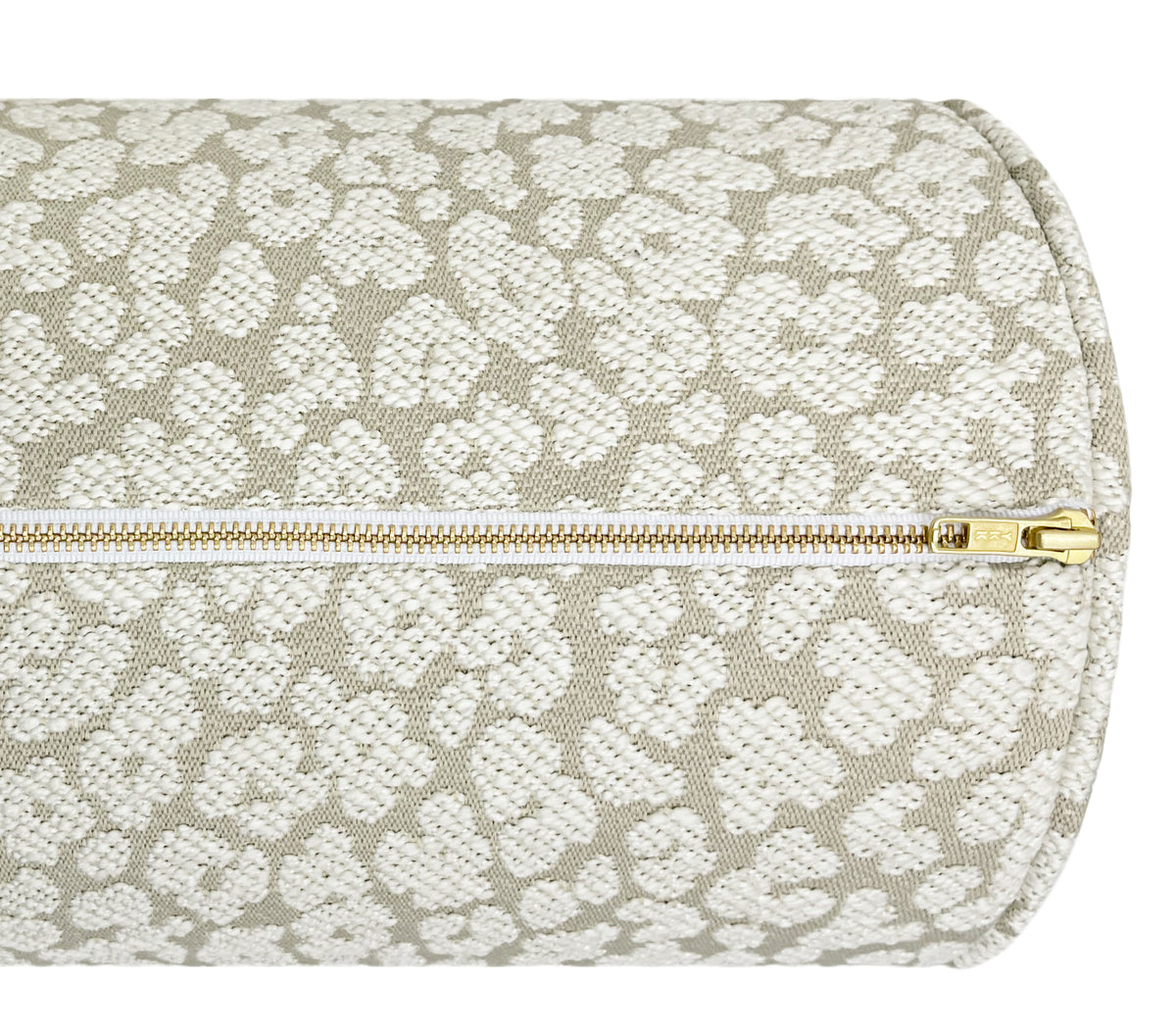 THE BOLSTER :: LEOPARD CHENILLE // STONE