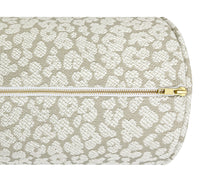 THE BOLSTER :: LEOPARD CHENILLE // STONE