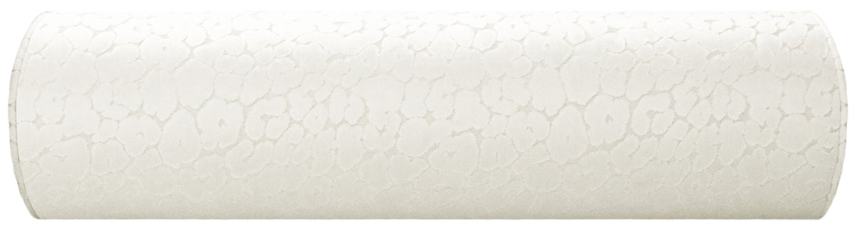 THE BOLSTER :: LEOPARD CUT VELVET // ALABASTER