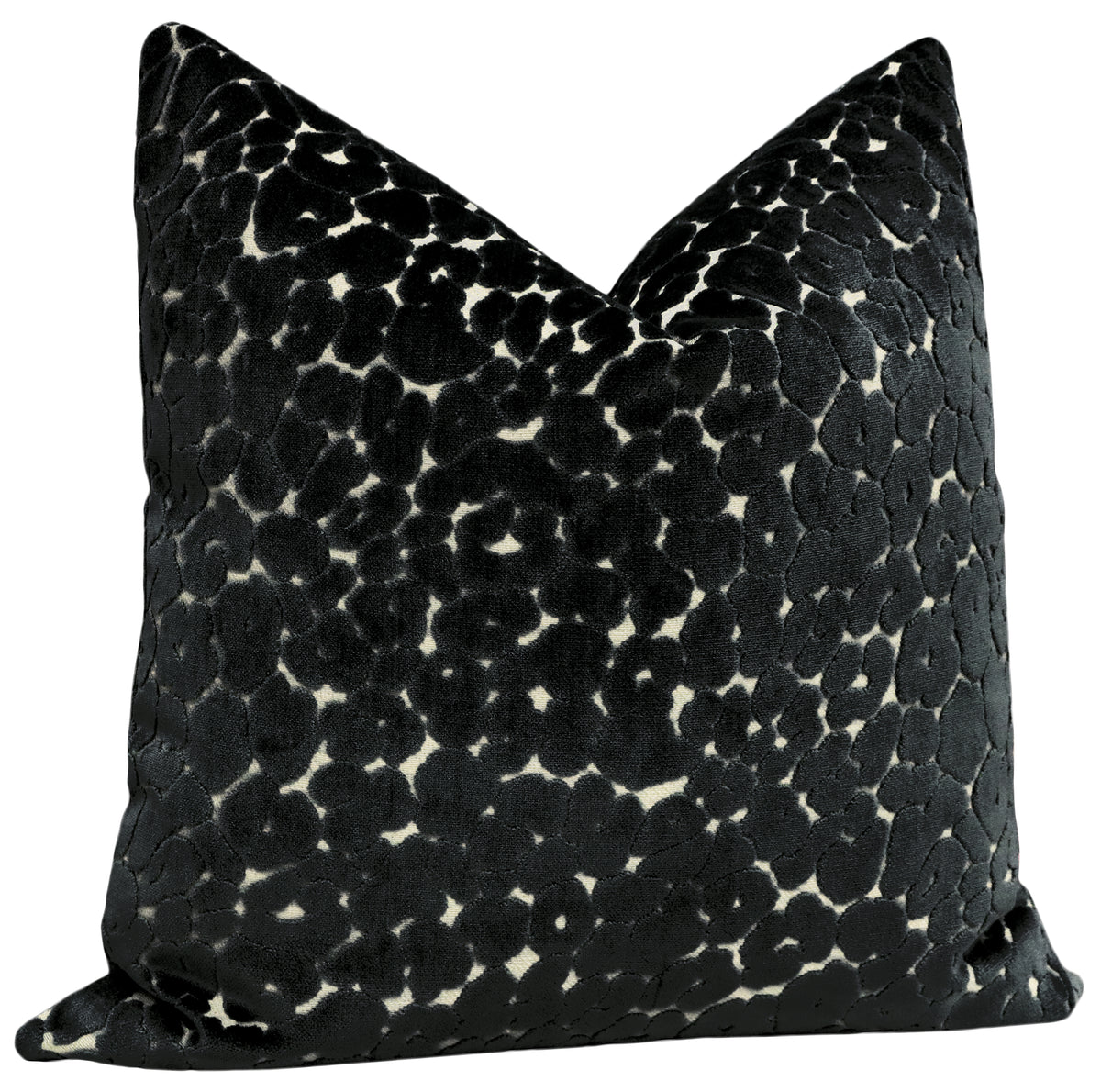 LEOPARD CUT VELVET // NOIR