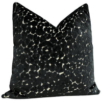 LEOPARD CUT VELVET // NOIR