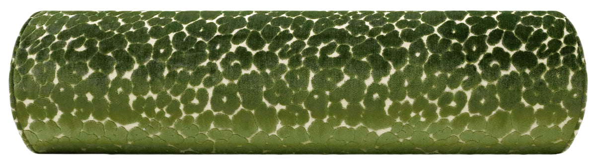 THE BOLSTER :: LEOPARD CUT VELVET // OLIVE