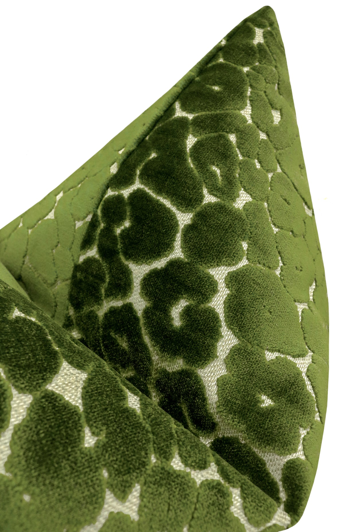LEOPARD CUT VELVET // OLIVE