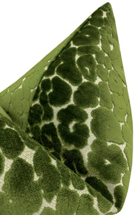 LEOPARD CUT VELVET // OLIVE