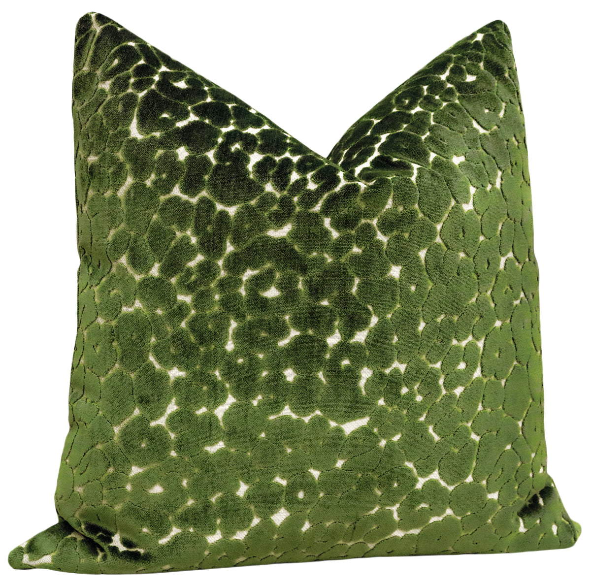 LEOPARD CUT VELVET // OLIVE