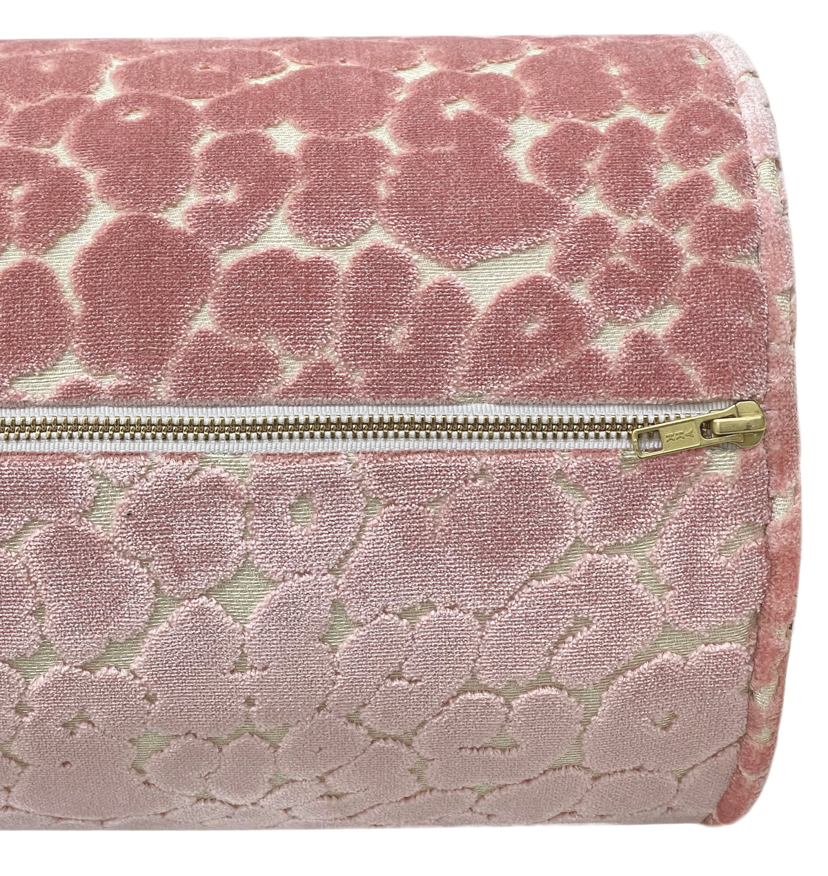 THE BOLSTER :: LEOPARD CUT VELVET// PINK PEONY