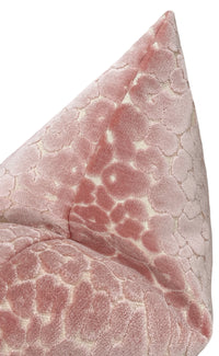 LEOPARD CUT VELVET // PINK PEONY