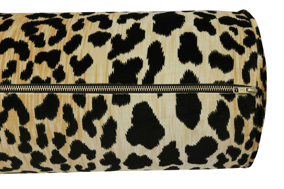 THE BOLSTER :: LEOPARD VELVET