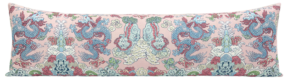 THE XL LUMBAR :: MAGIC MOUNTAIN DRAGON // BLUSH | SCHUMACHER