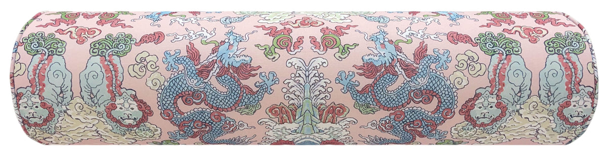 THE BOLSTER :: MAGIC MOUNTAIN DRAGON // BLUSH | SCHUMACHER