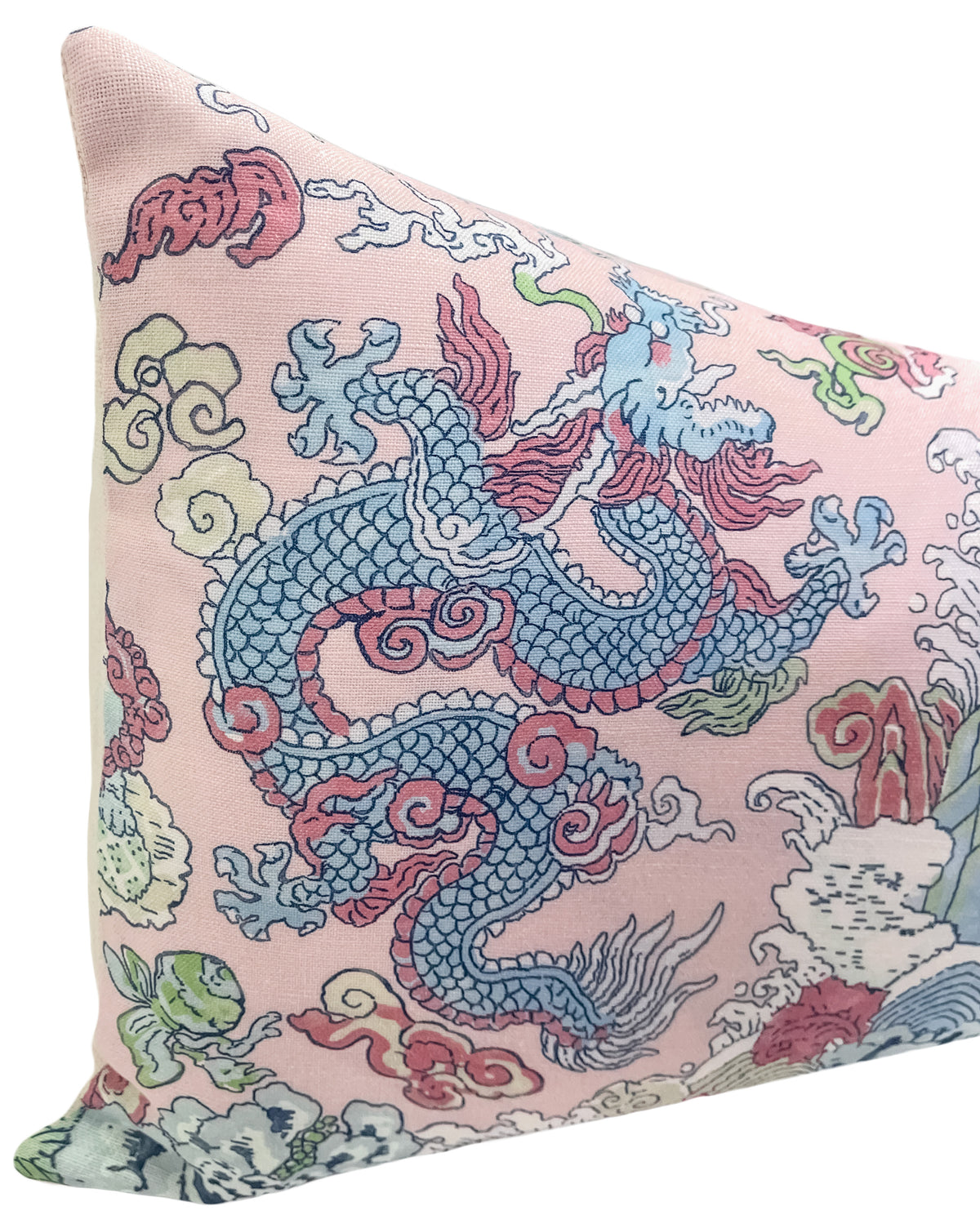 THE XL LUMBAR :: MAGIC MOUNTAIN DRAGON // BLUSH | SCHUMACHER