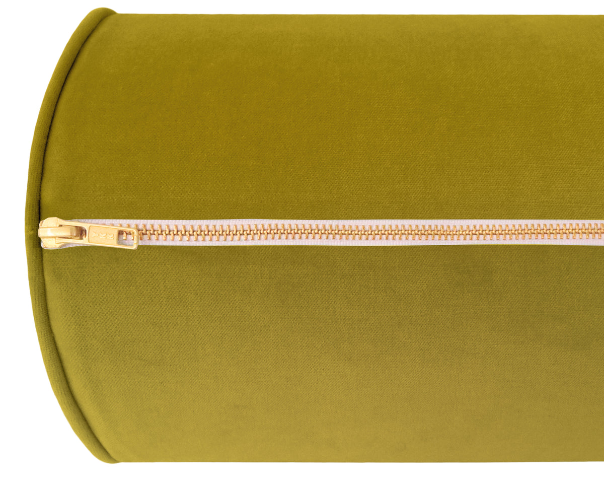 FINAL SALE : THE BOLSTER :: CLASSIC VELVET // CHARTREUSE