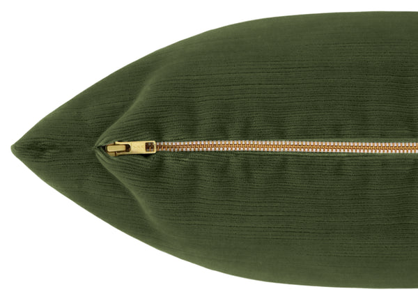 THE XL LUMBAR :: STRIE VELVET // OLIVE