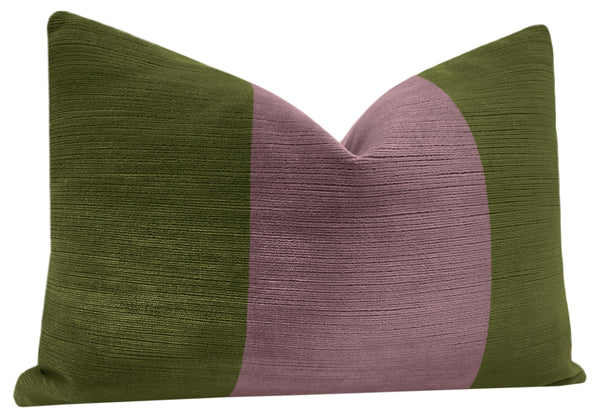 THE LITTLE LUMBAR :: STRIE VELVET // OLIVE + SMOKEY AMETHYST
