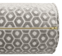 THE BOLSTER :: PALOMA CUT VELVET // GREY