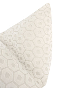 PALOMA CUT VELVET // ALABASTER