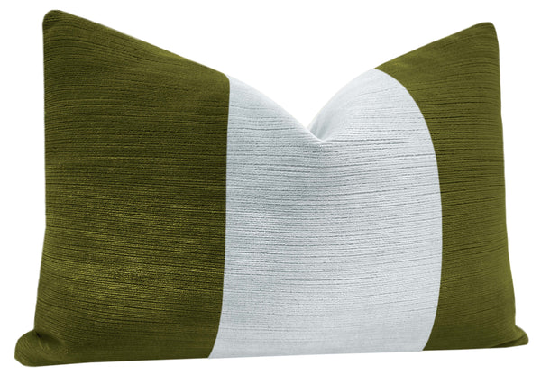 THE LITTLE LUMBAR :: STRIE VELVET // PERIDOT + MIST