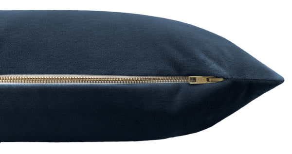 THE XL LUMBAR :: SOCIETY VELVET // PRUSSIAN BLUE