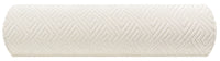THE BOLSTER :: ROMAN CUT VELVET // ALABASTER