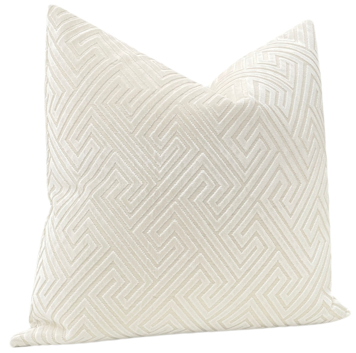 ROMAN CUT VELVET // ALABASTER