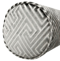 THE BOLSTER :: ROMAN CUT VELVET // GRAPHITE