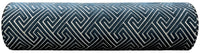 THE BOLSTER :: ROMAN CUT VELVET // NAVY BLUE