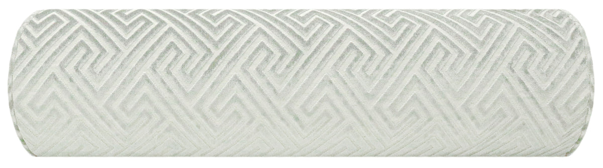 THE BOLSTER :: ROMAN CUT VELVET // PLATINUM