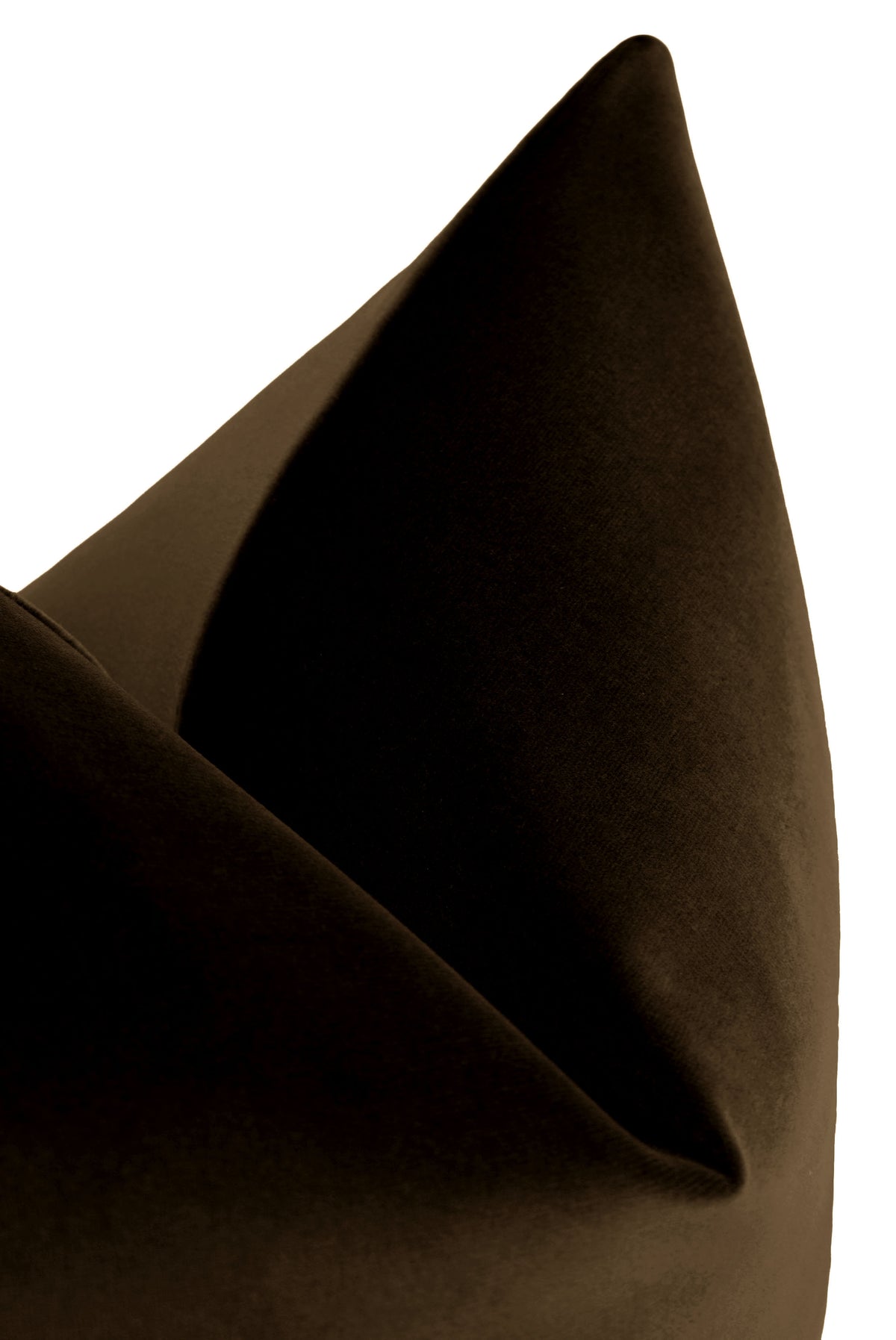 FINAL SALE : 20" X 20" SIGNATURE VELVET // CHOCOLATE PILLOW COVER