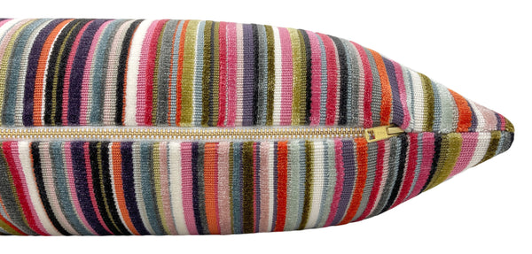 THE XL LUMBAR :: SOHO CUT VELVET // MULTI