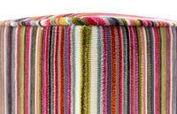 THE TIGHT SQUARE OTTOMAN :: SOHO CUT VELVET // MULTI
