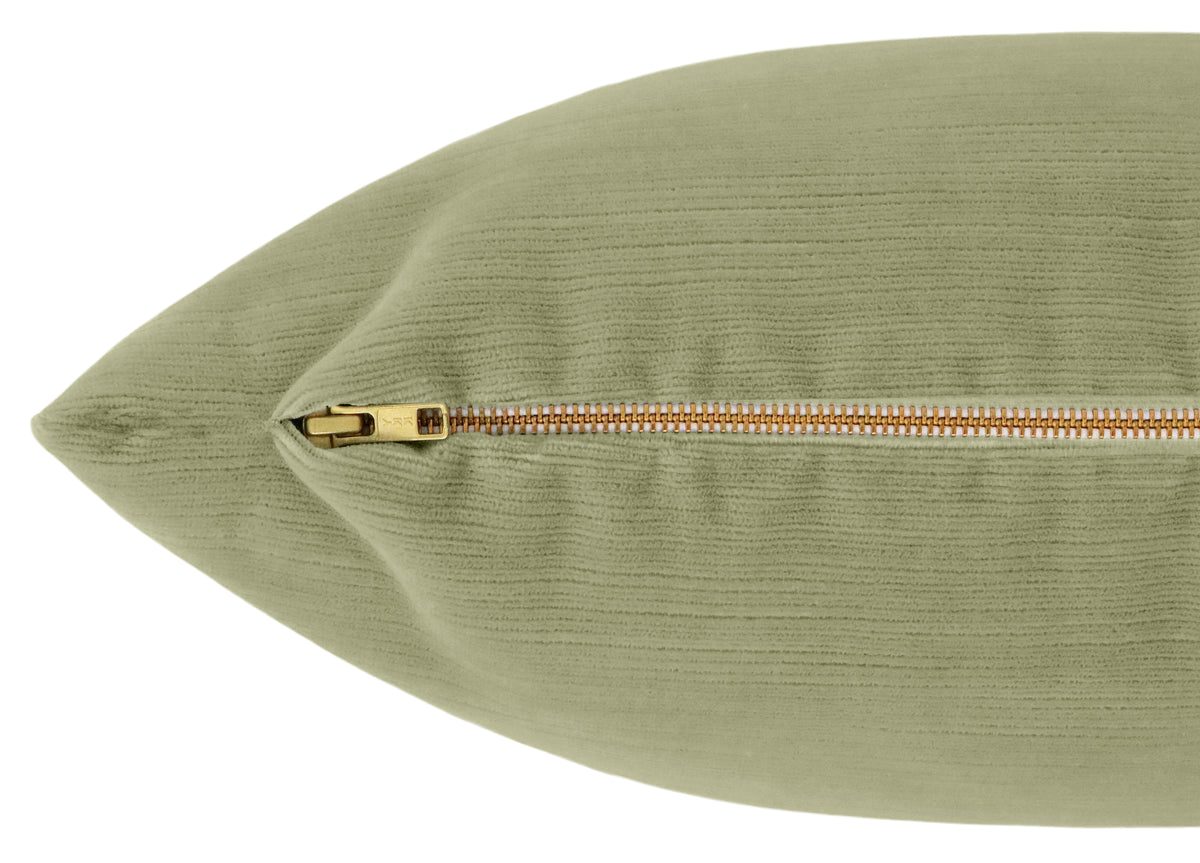 THE XL LUMBAR :: STRIE VELVET // SPANISH MOSS